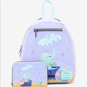 Disney dumbo loungefly bag and wallet